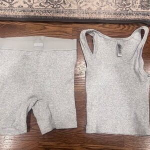 Woman's Skims Cotton Rib Boxer and Tank (Size Small)